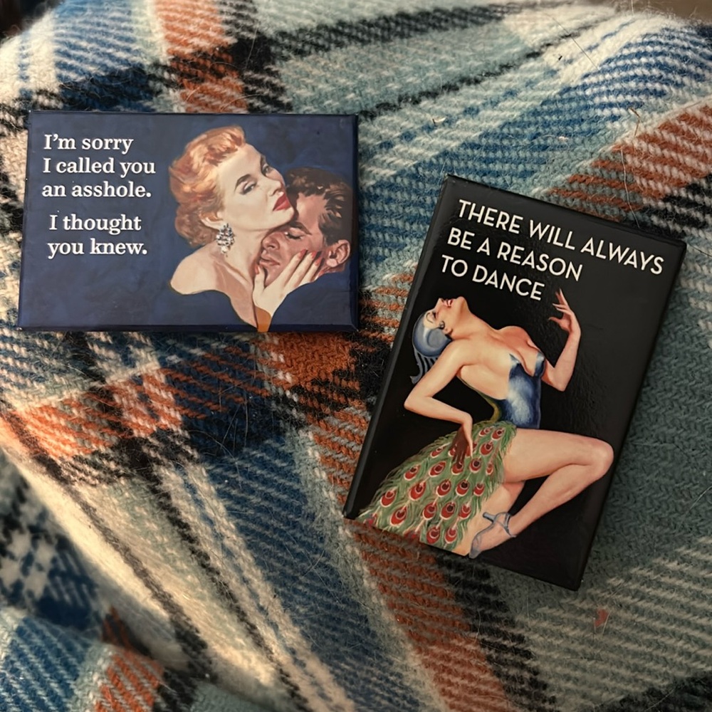 Set of 2 fridge magnets..
